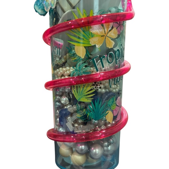 🧜‍♀️ Mermaid Vibes Jewelry Jar – Tropical Beach Treasure Aesthetic 🐚 - Picture 7 of 7